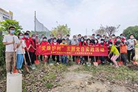 爱树护绿 共建绿色家园——江南官方网页版_江南（中国）官方集团党支部参加大龙街道党委组织