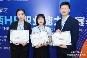 热烈祝贺江南官方网页版_江南（中国）官方集团选手在首届广西HR职业能力大赛取得优异成绩